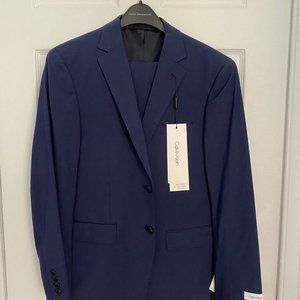 BRAND NEW Calvin Klein Navy Suit